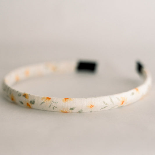Petite Petals Headband- Lemon Blossom