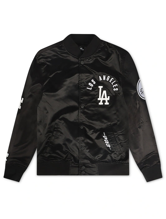 Pro Standard LA Dodgers All Pro Satin Jacket - Black