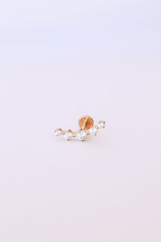 Monroe Flat Back Stud - Osadia Concept Store