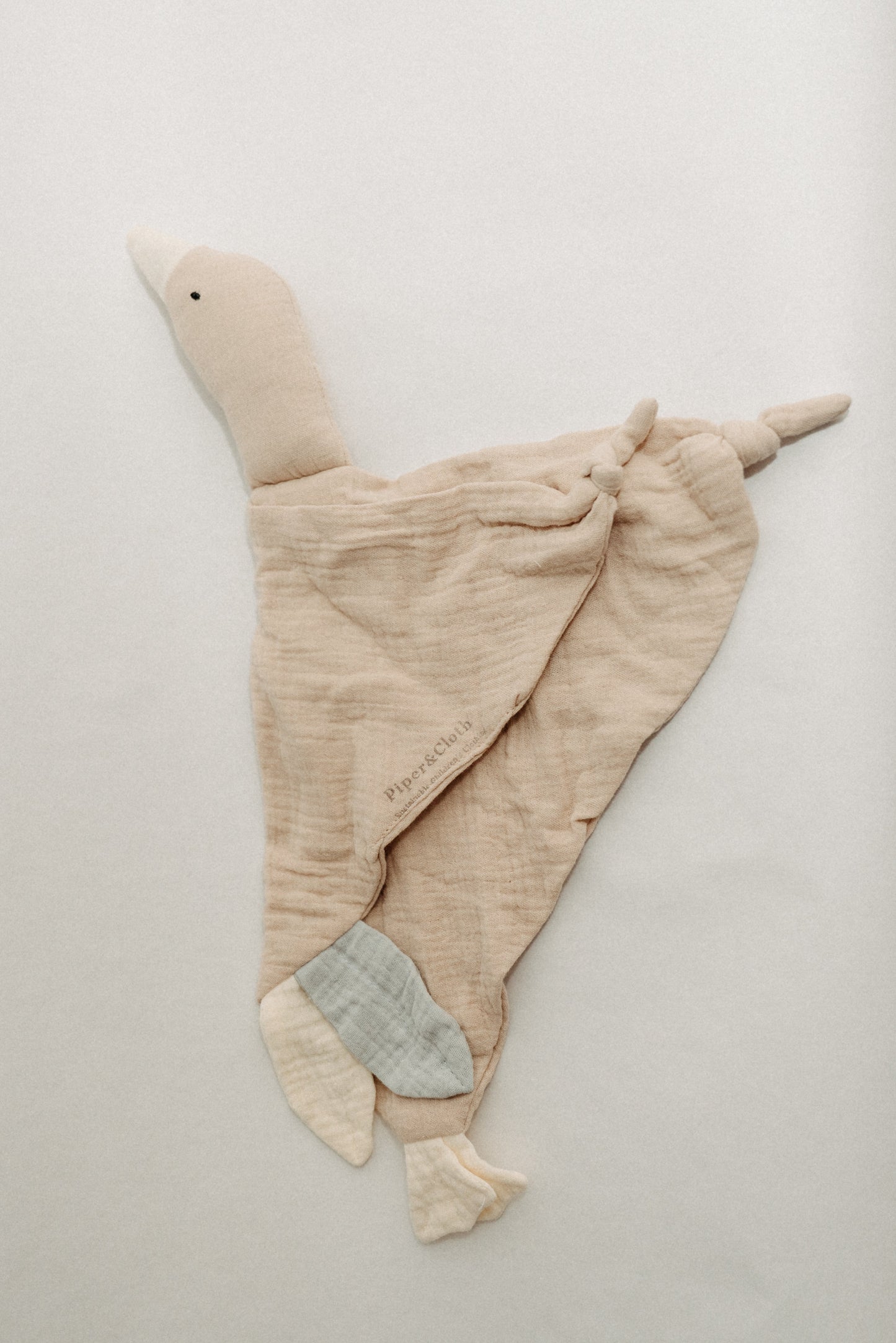 Goose Lovey Security Blanket-Taupe