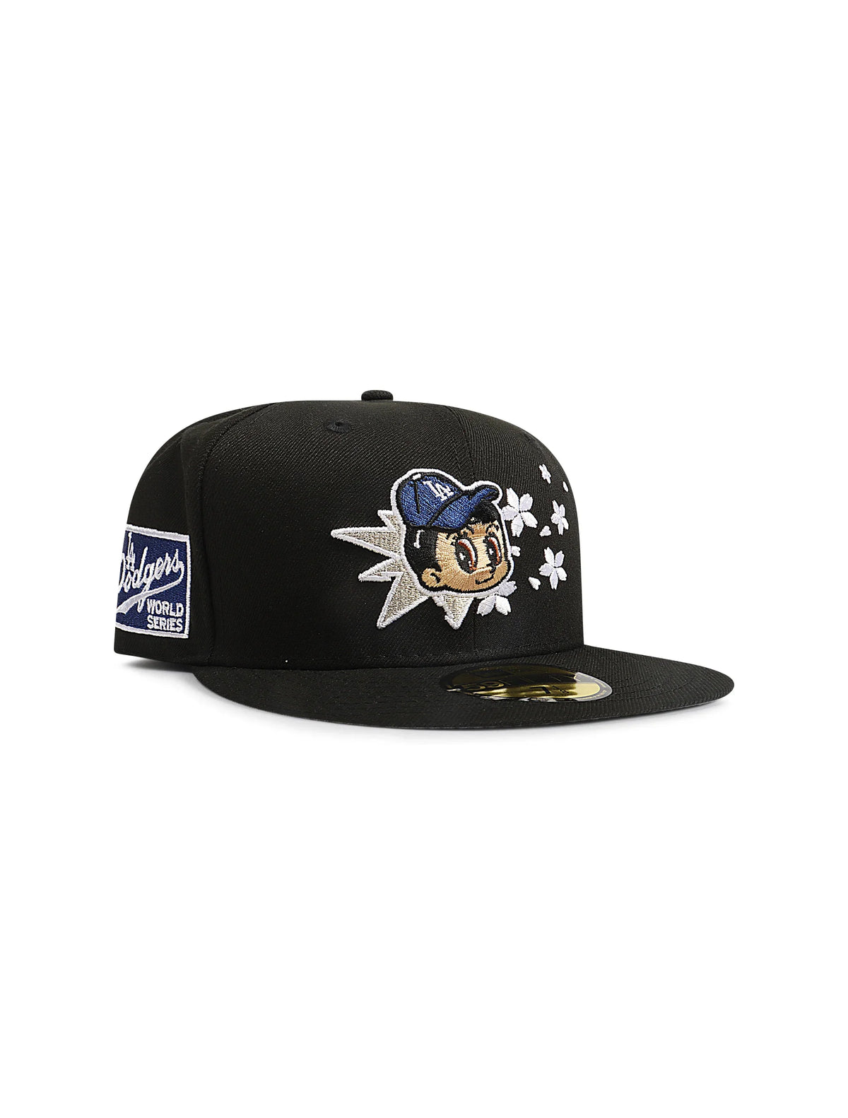 New Era 5950 LA Dodgers Dodger Boy Hat - Black