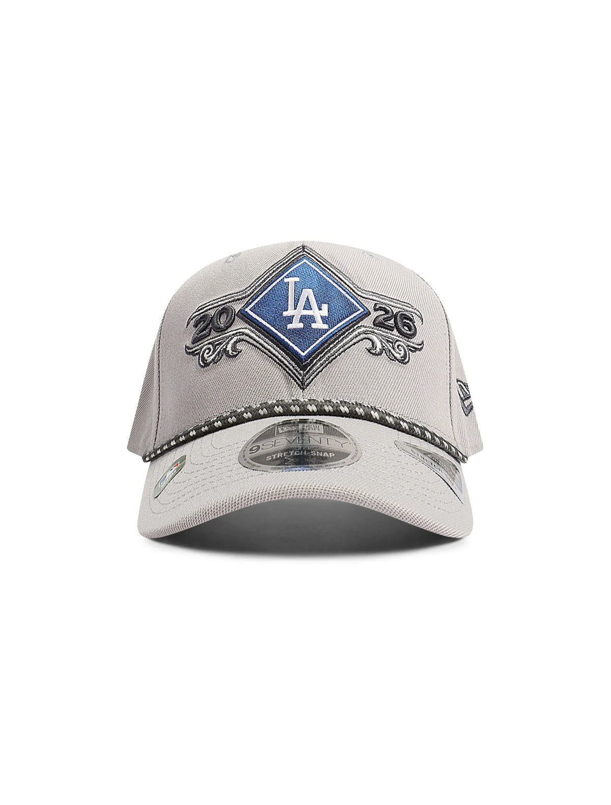 New Era 970 LA Dodgers Post Season Snapback - Gray