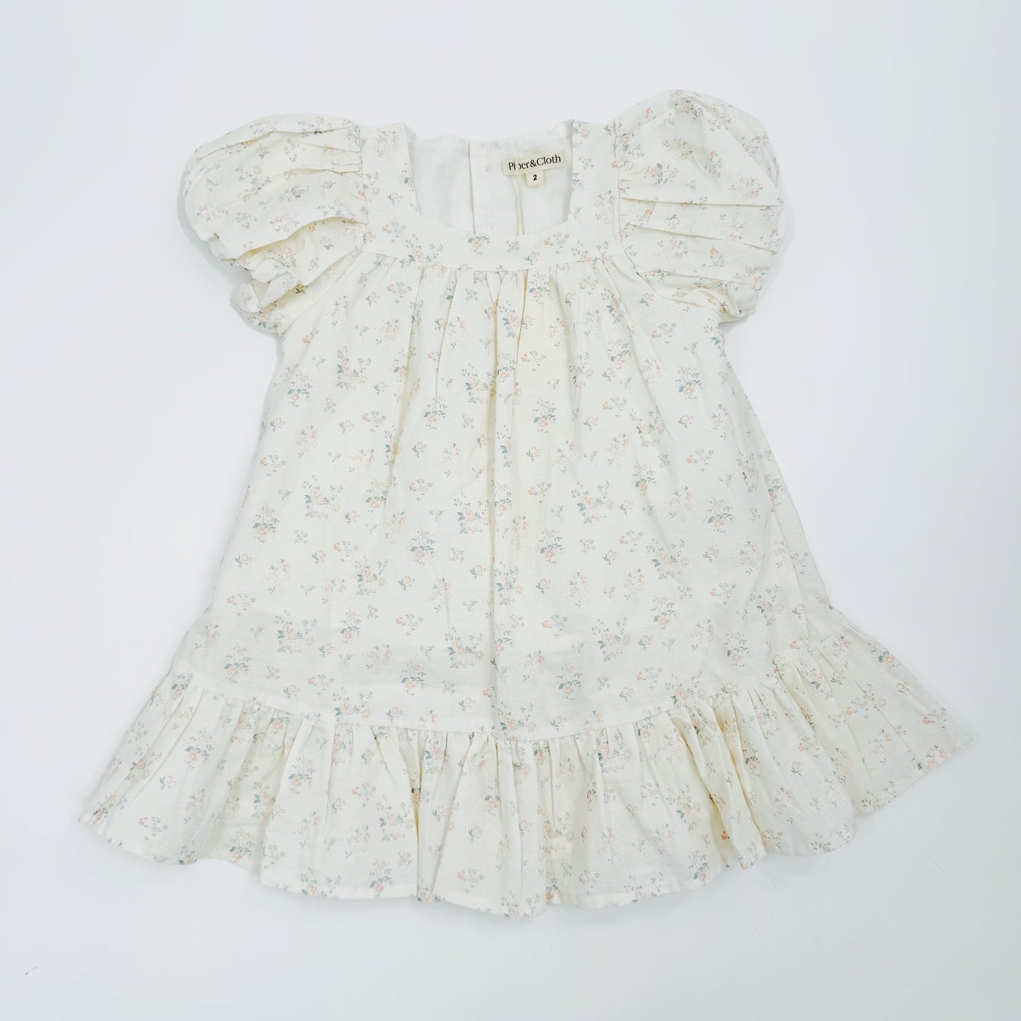 Ruffle Hem Weekend Dress-Cottage Floral - Osadia Concept Store