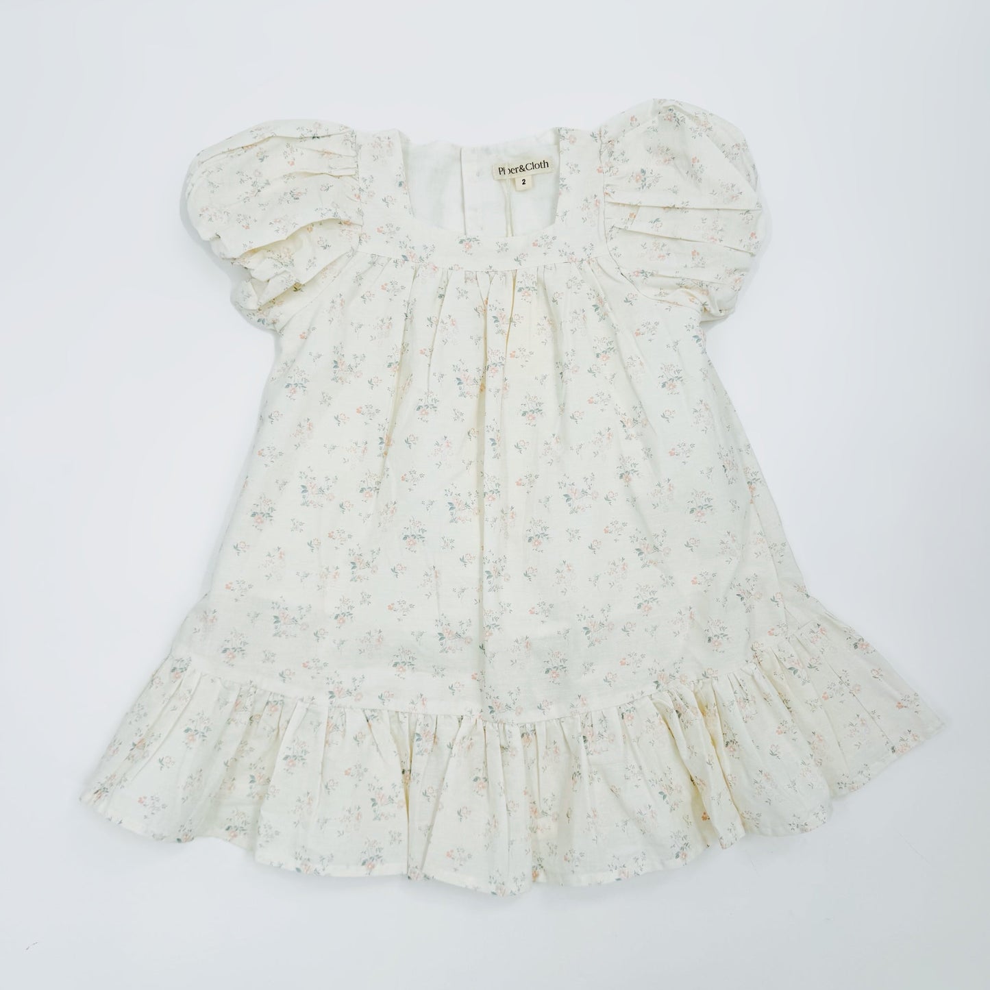 Ruffle Hem Weekend Dress-Cottage Floral - Osadia Concept Store