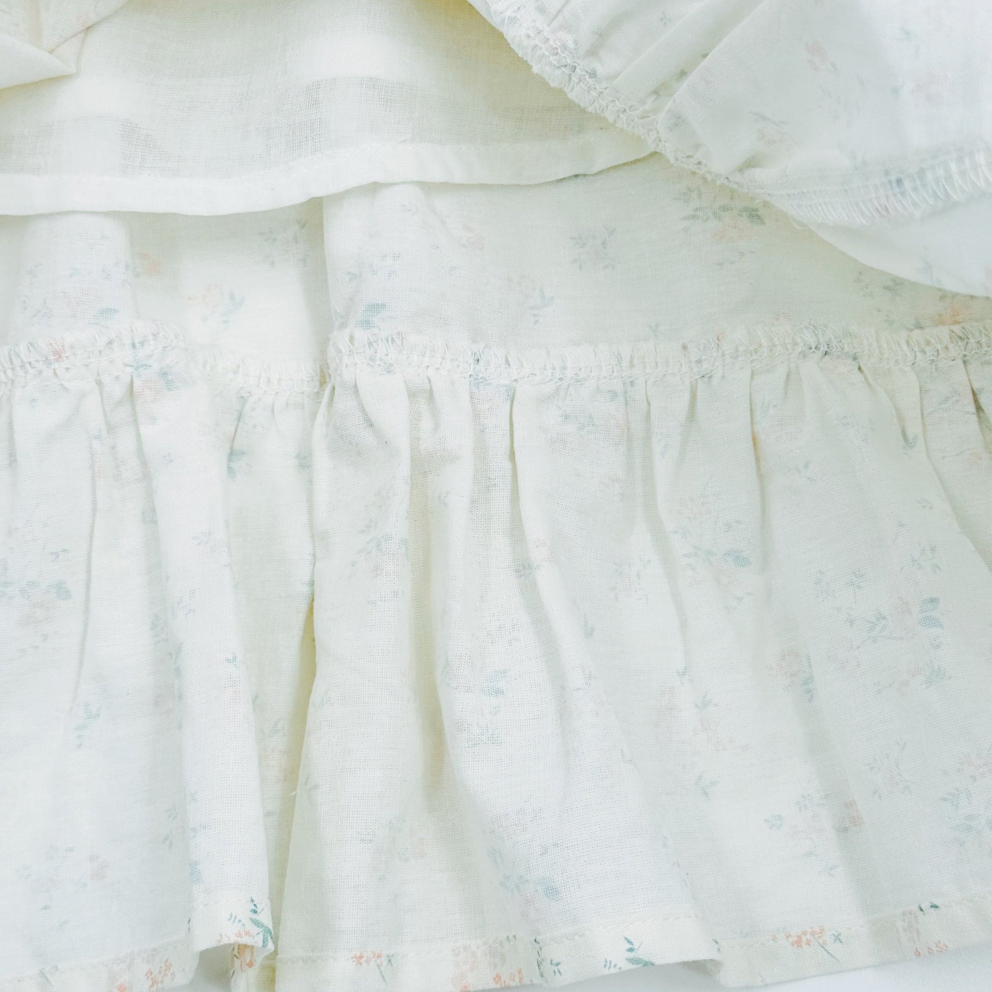 Ruffle Hem Weekend Dress-Cottage Floral - Osadia Concept Store