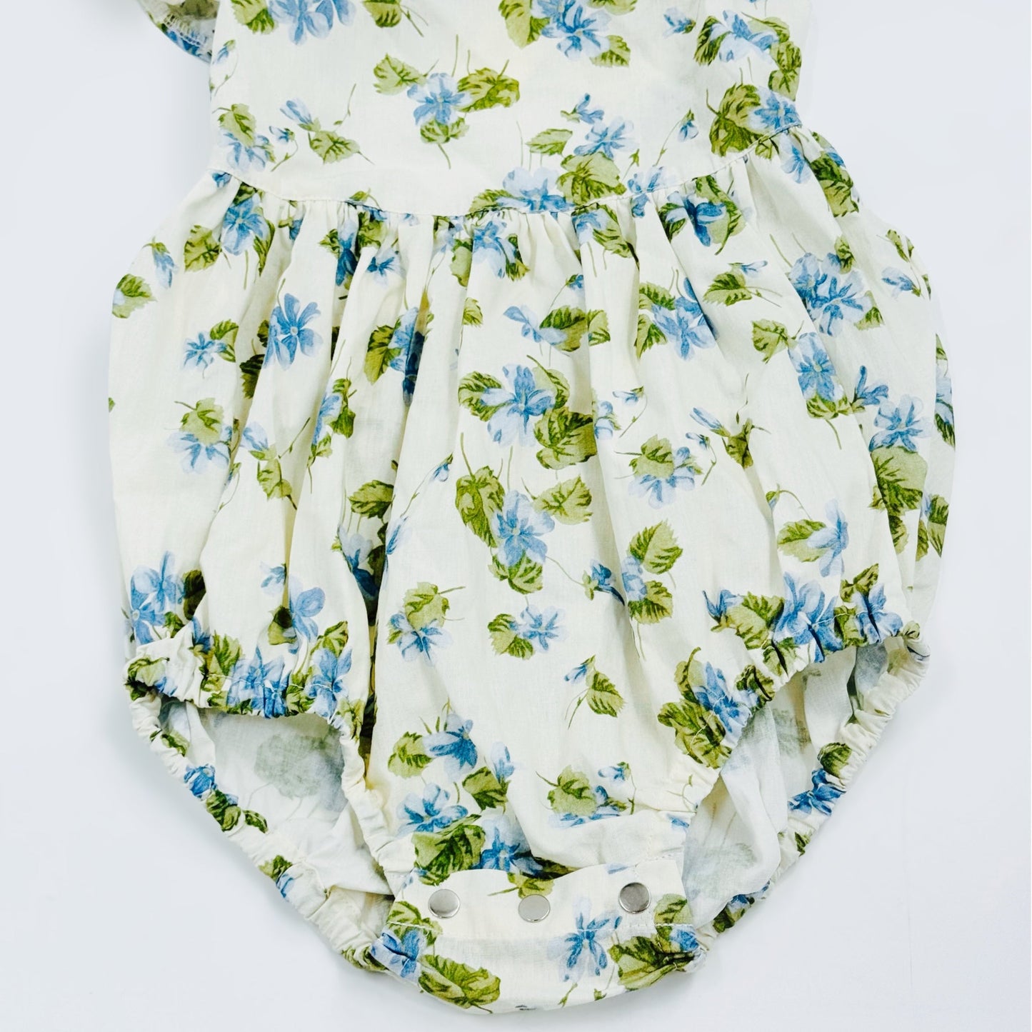 Josie Romper- Fleurs Bleues