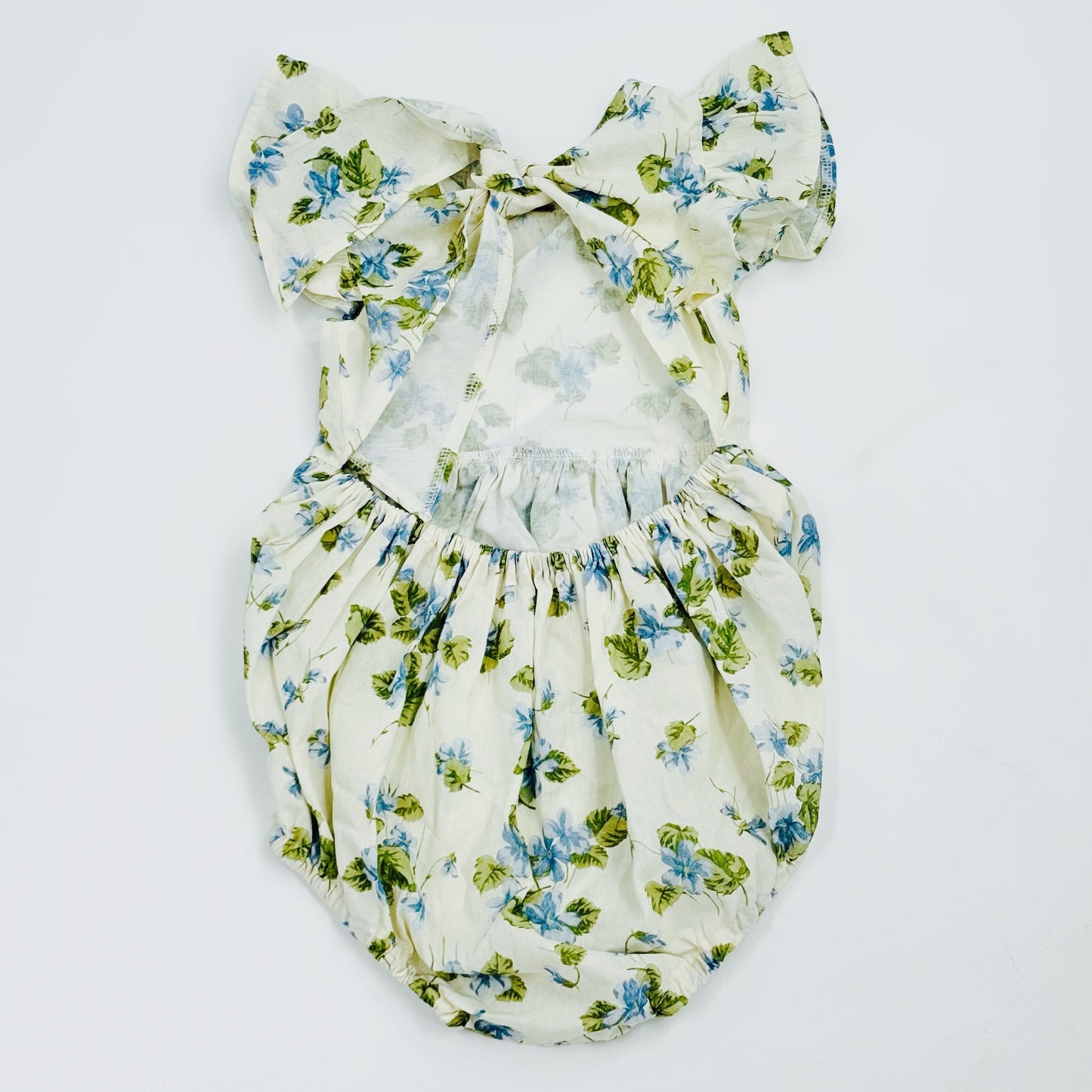 Josie Romper- Fleurs Bleues