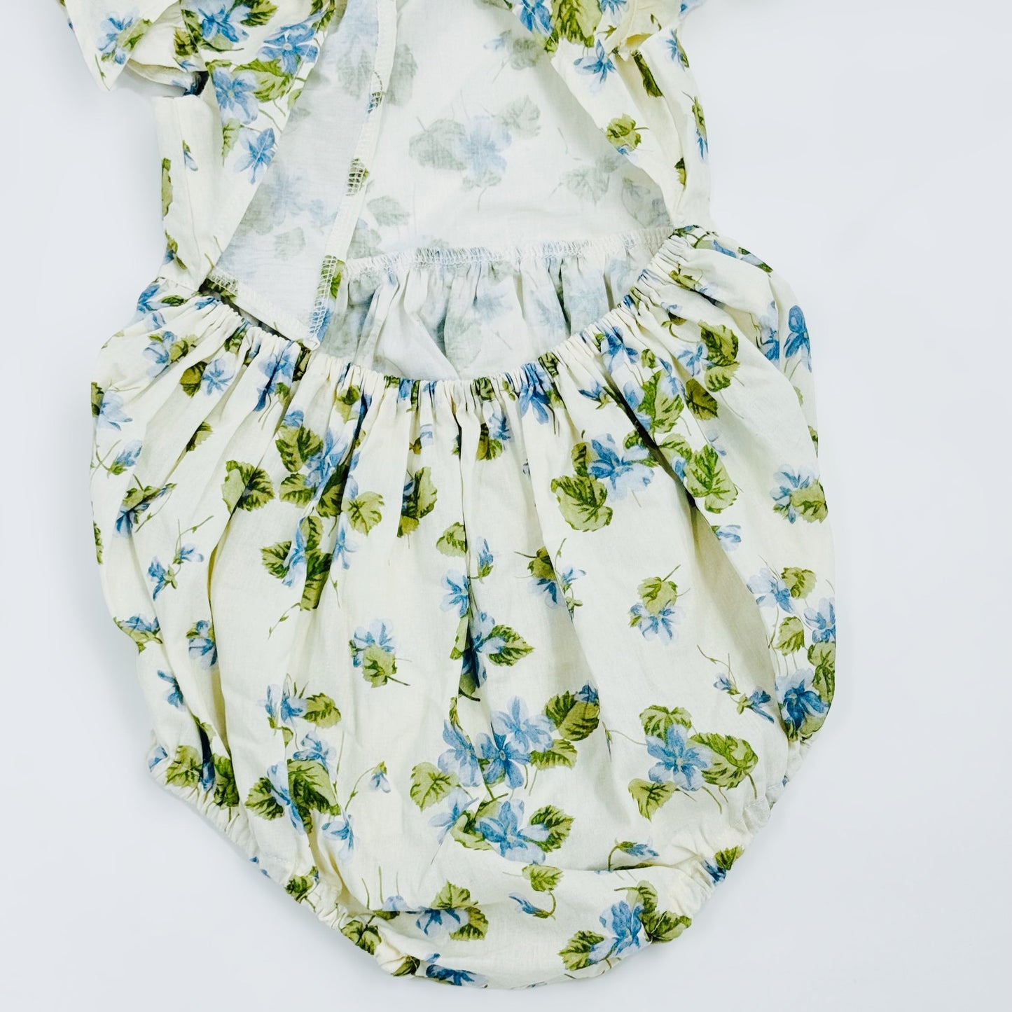 Josie Romper- Fleurs Bleues