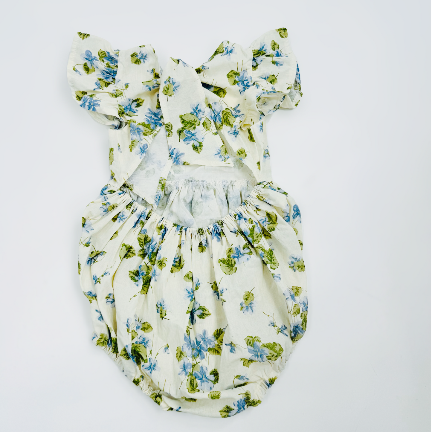 Josie Romper- Fleurs Bleues