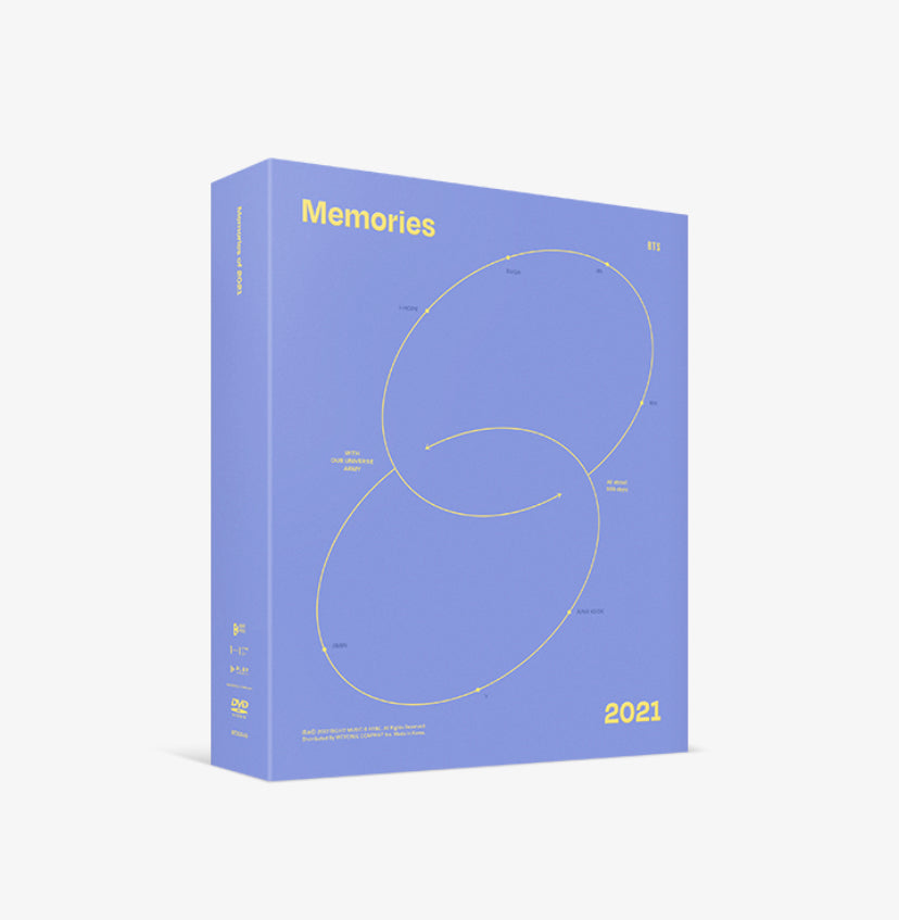 BTS - Memories Of 2021 DVD Blu-Ray Digital Code