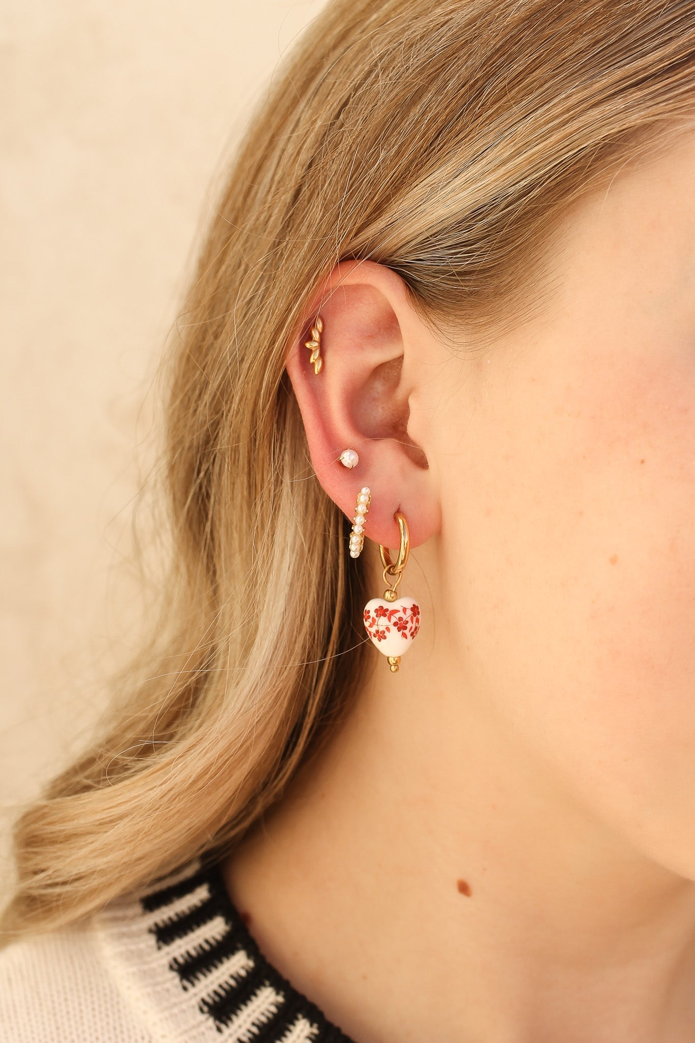 Bella Hoop in Red - Osadia Concept Store