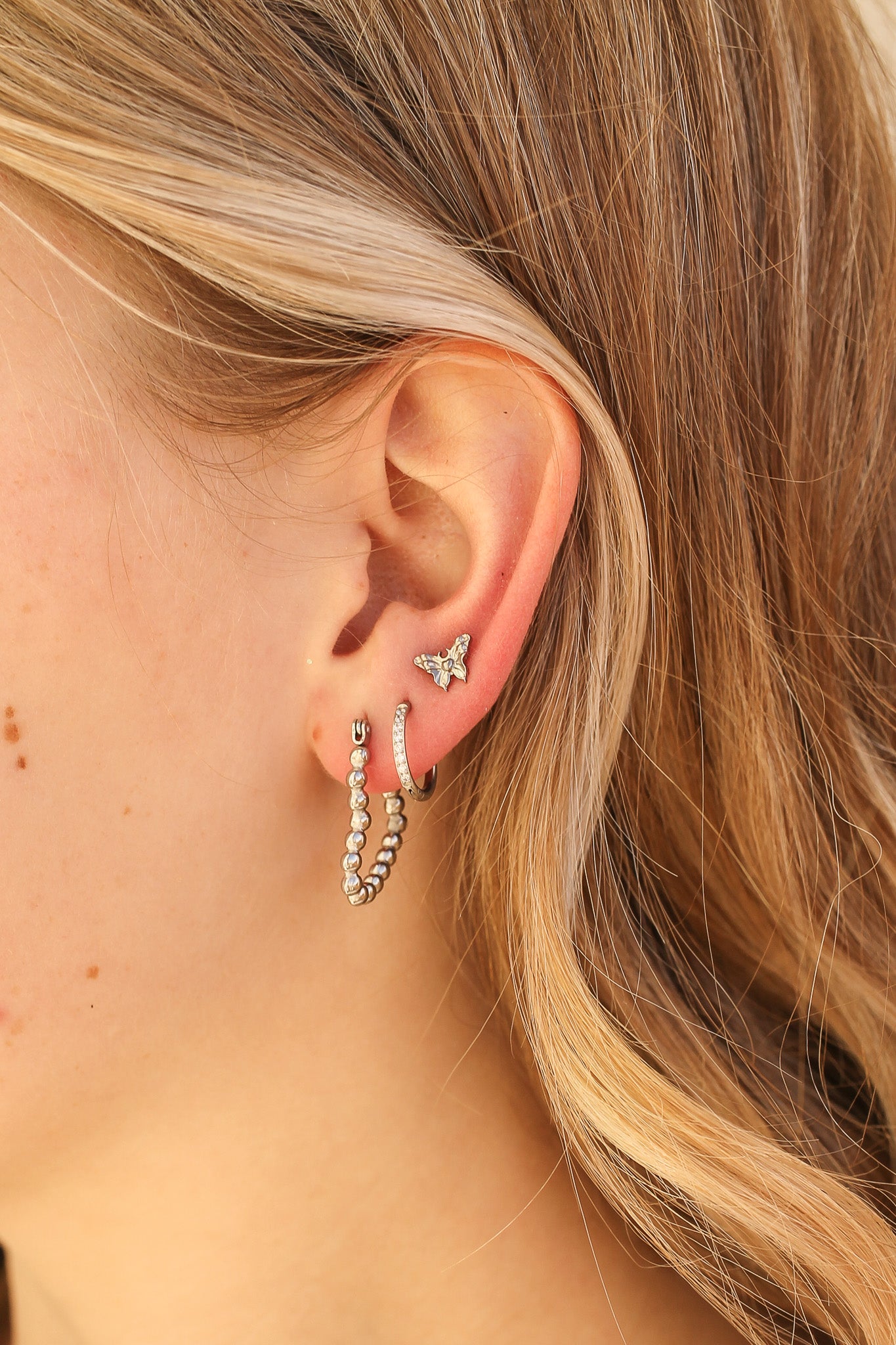 Micro Crystal Hoop - Osadia Concept Store