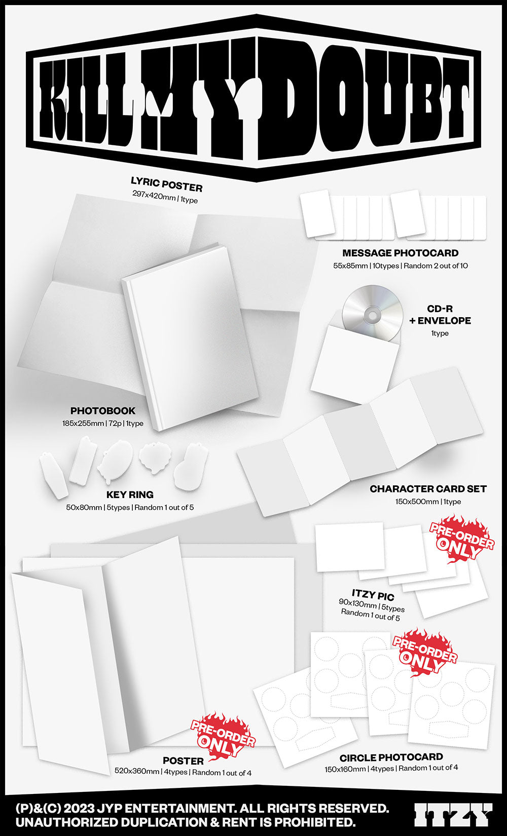 ITZY 7th Mini Album - Kill My Doubt (Limited Edition)