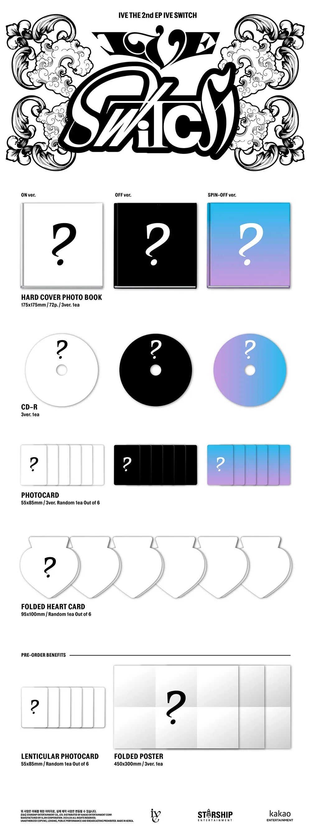 IVE 2nd Ep Album - IVE Switch (Random)