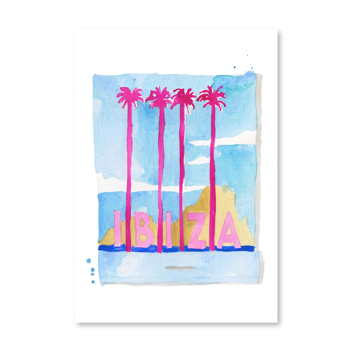 Ibiza Matchbook Art Print - Osadia Concept Store