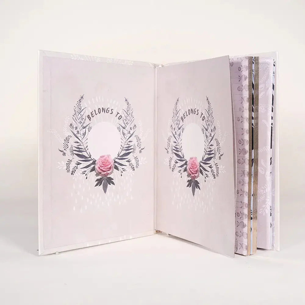 In The Flow Luxury Hardback Notebook Journal - Illustrated Inside