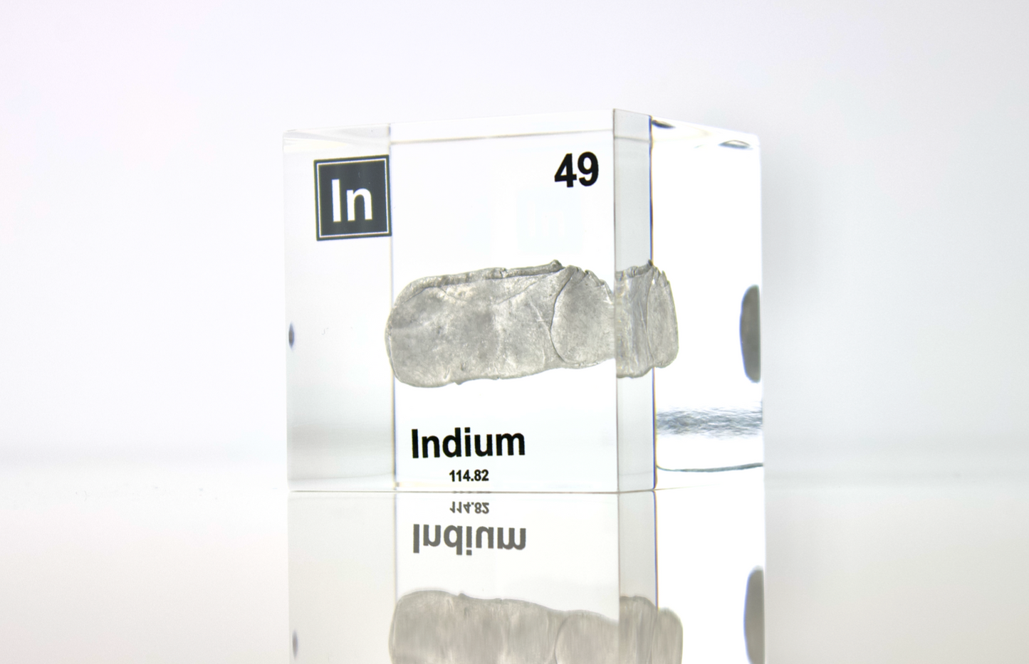 Indium Element Cube