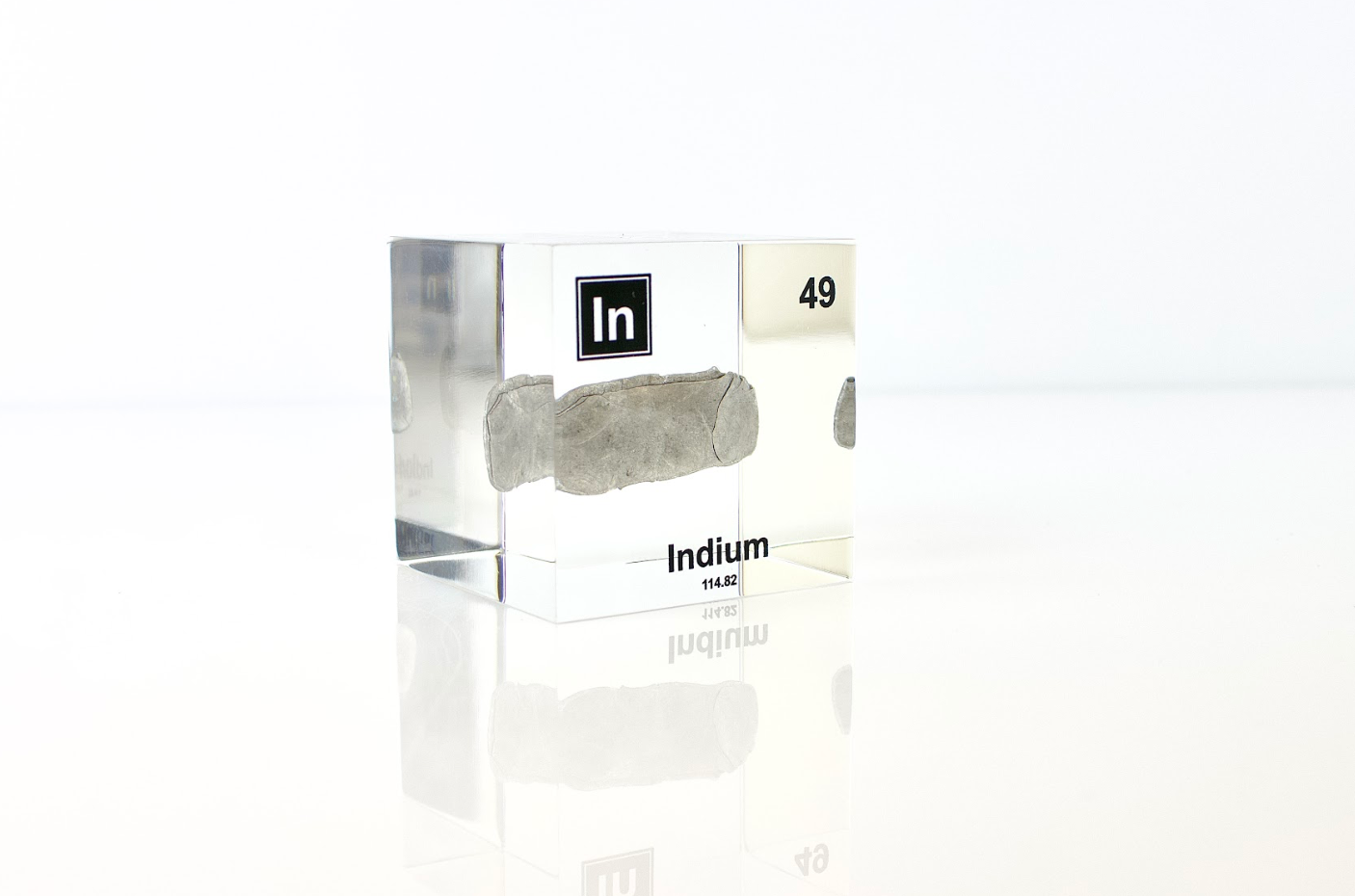 Indium Element Cube