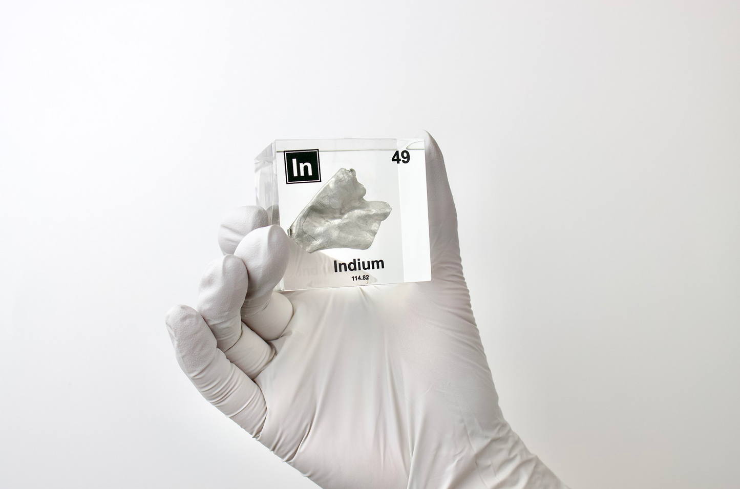 Indium Element Cube