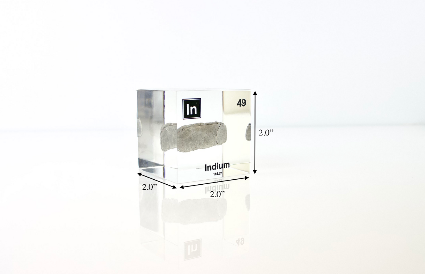 Indium Element Cube
