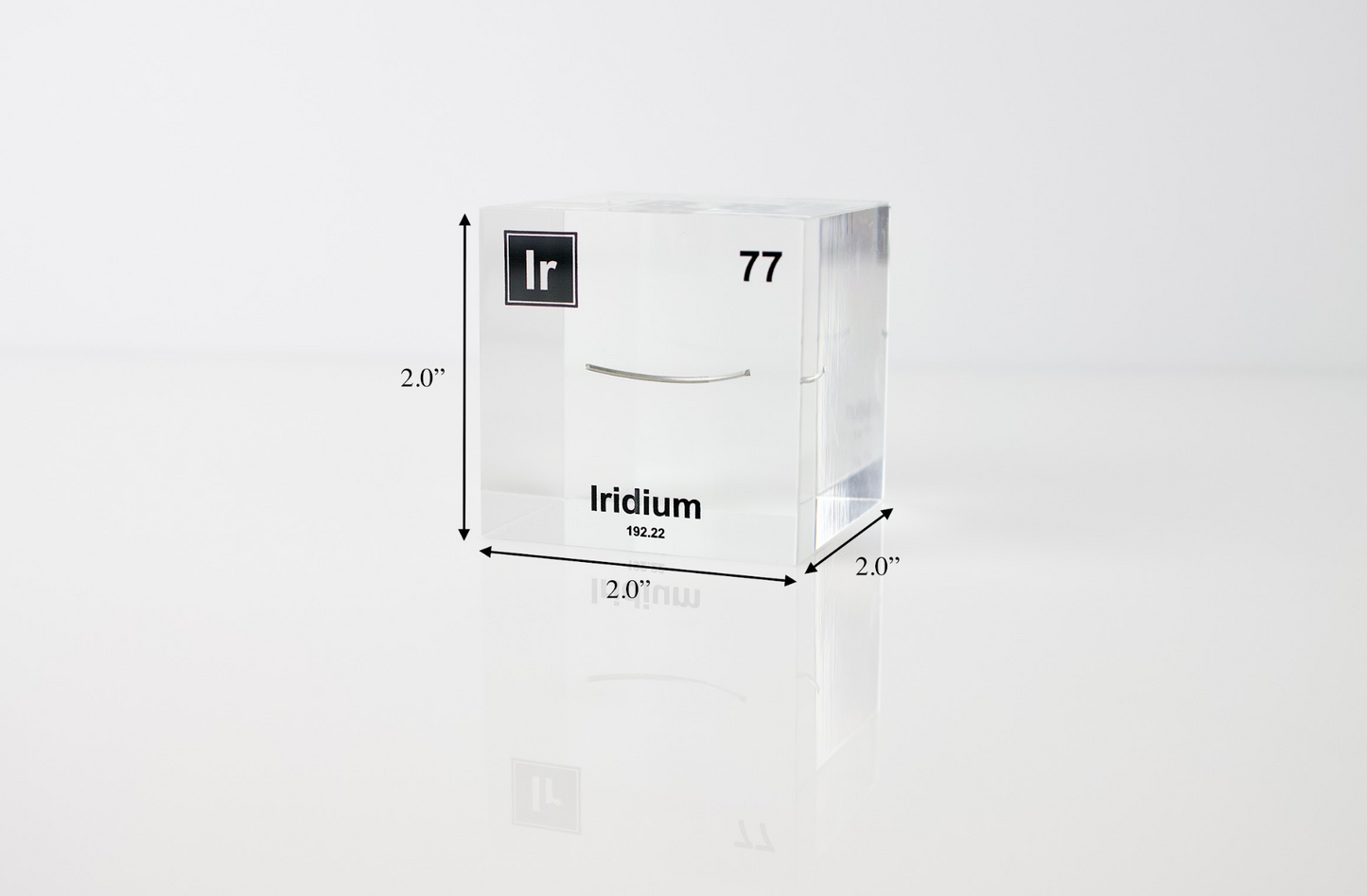 Iridium Element Cube