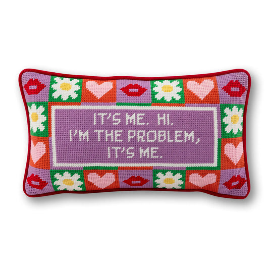 It's Me Needlepoint Pillow