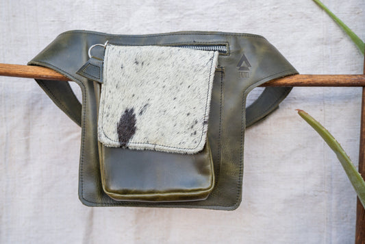 Awabal Hip Bag | Mono Construction - Green