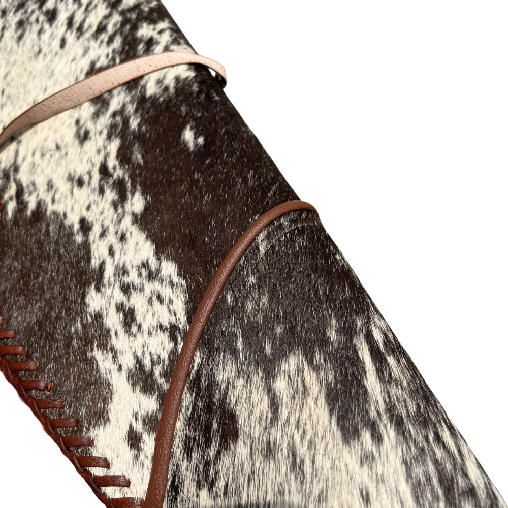Cowhide Leather Rifle Scabbard / Shotgun Sleeve - Speckled Brown - Osadia Concept Store