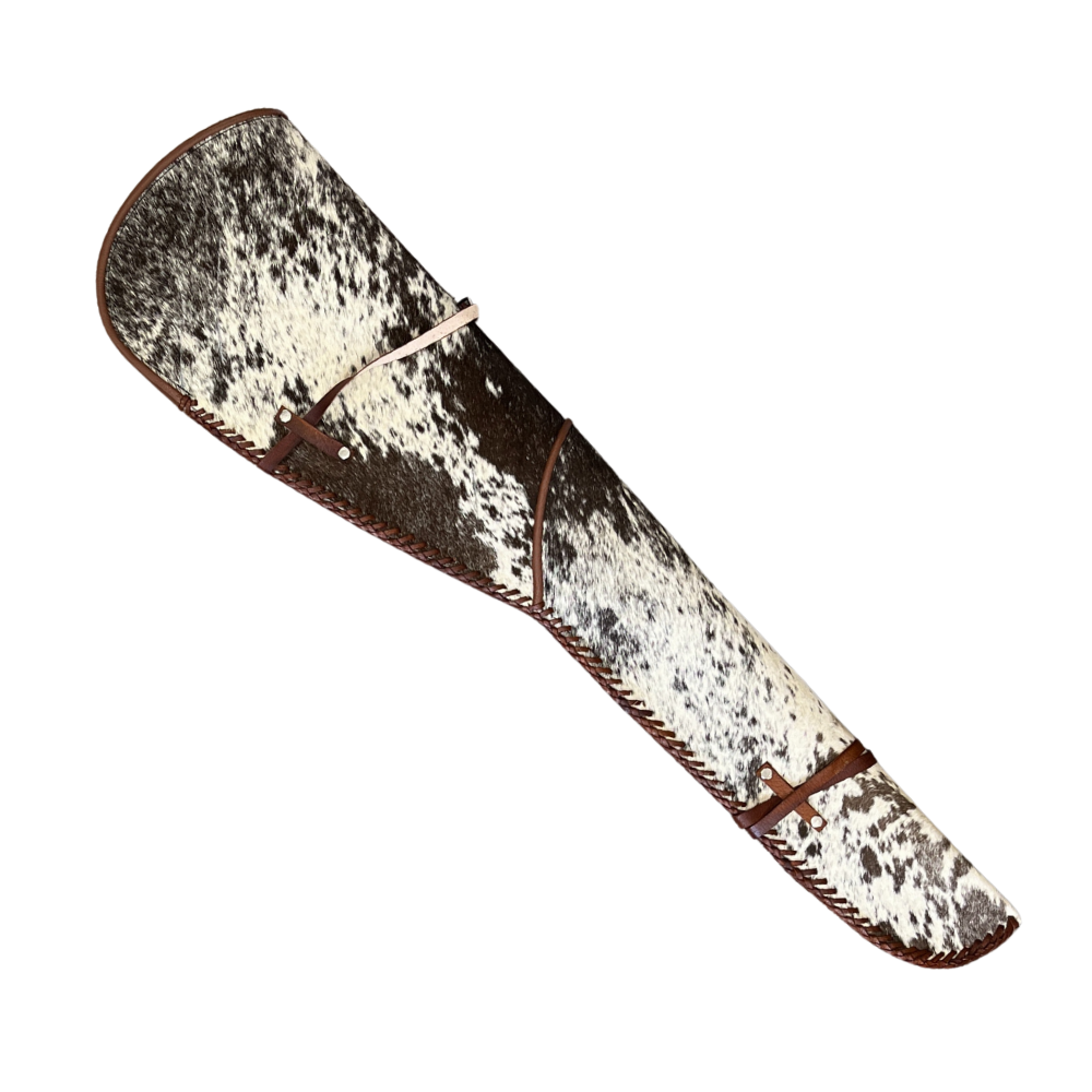 Cowhide Leather Rifle Scabbard / Shotgun Sleeve - Speckled Brown - Osadia Concept Store