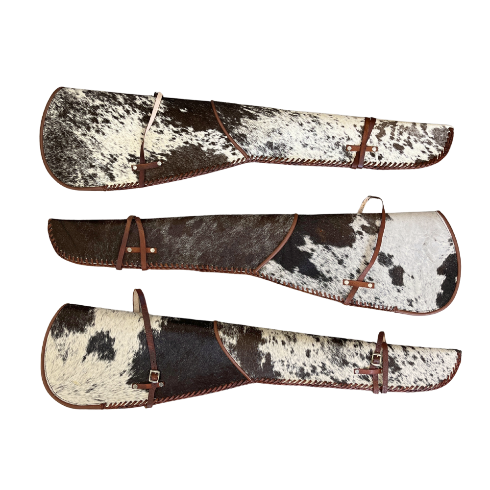 Cowhide Leather Rifle Scabbard / Shotgun Sleeve - Speckled Brown - Osadia Concept Store