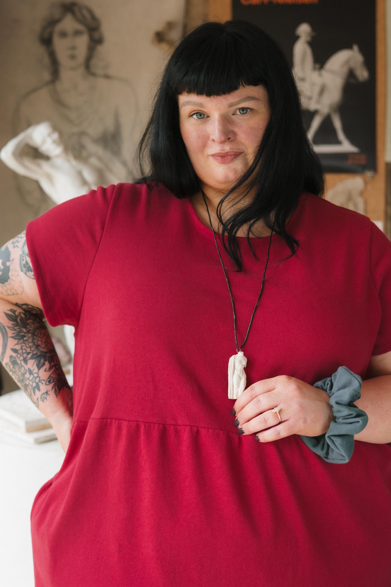 Porch Dress (Updated) in Madder