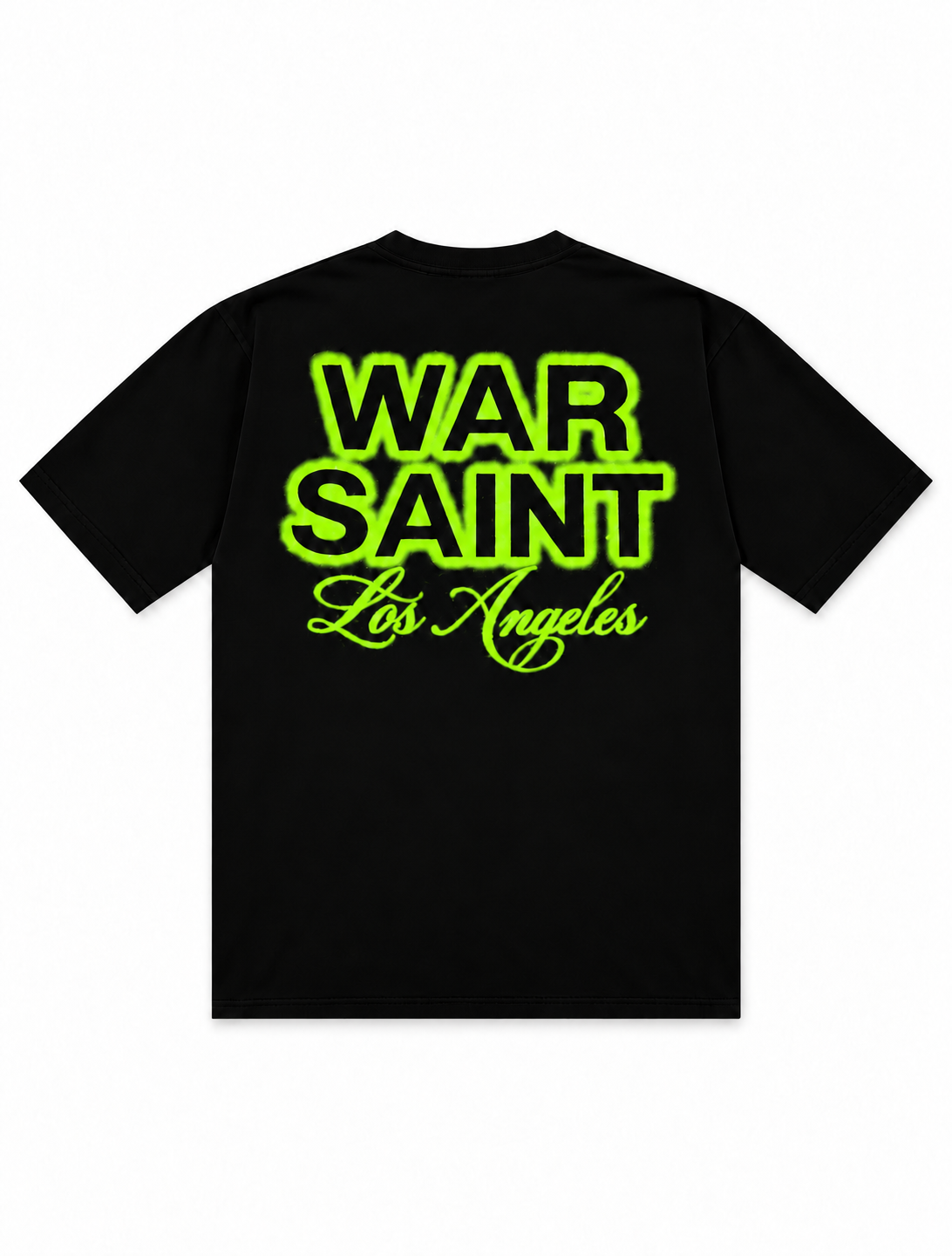 Warsaint Halloween Tee - Black/Neon Green