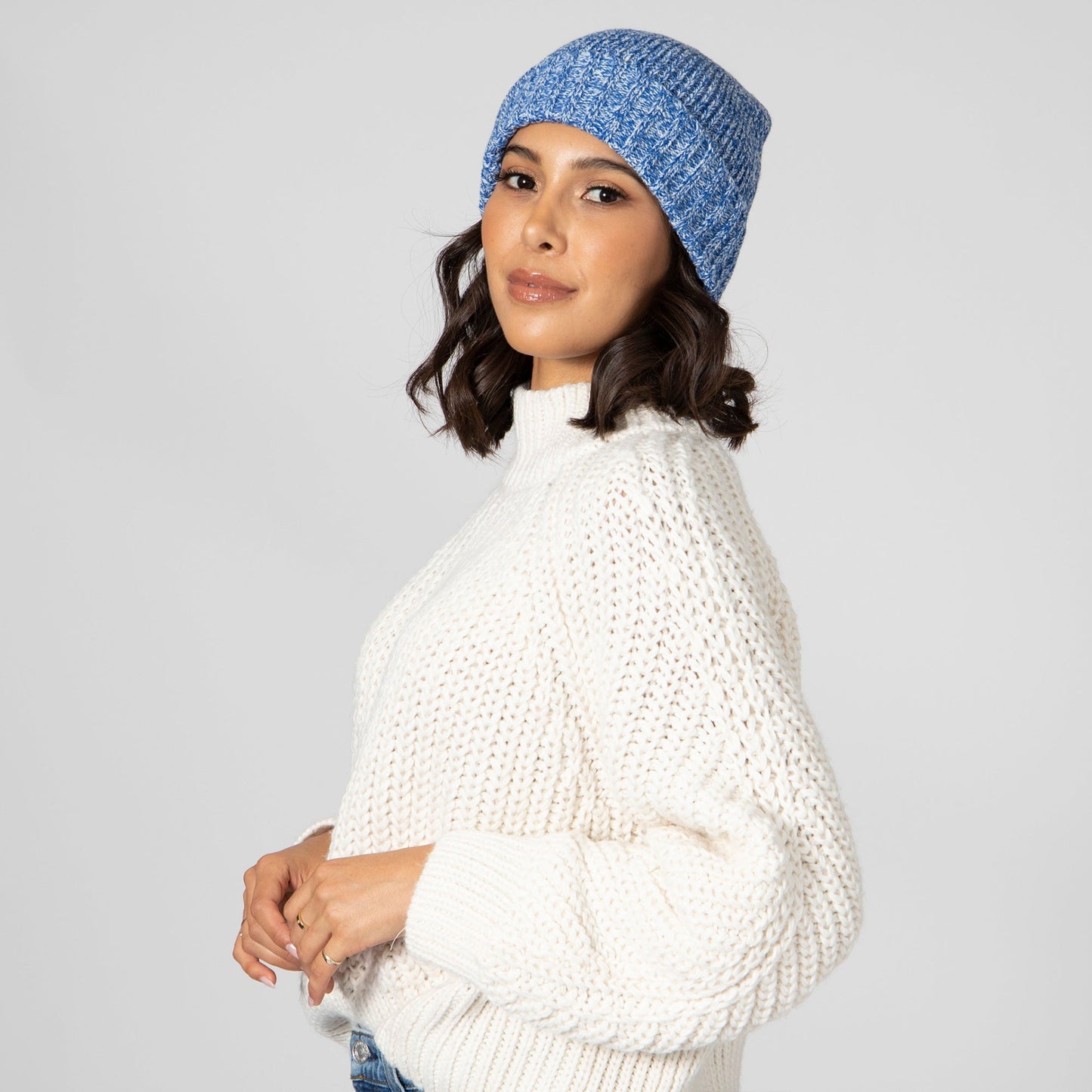 Women's Marled Knit Cuff Beanie