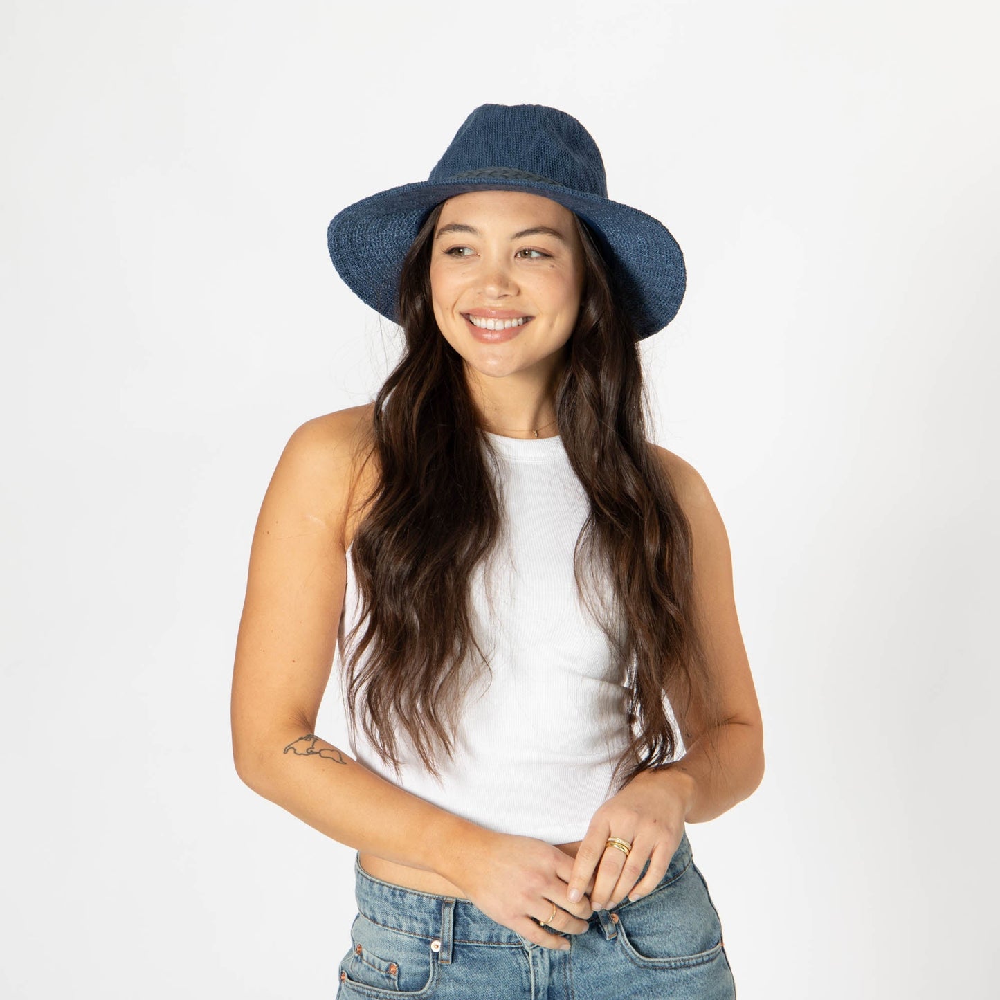 Any Day Fedora - Women's Knit Fedora (KNH8008)