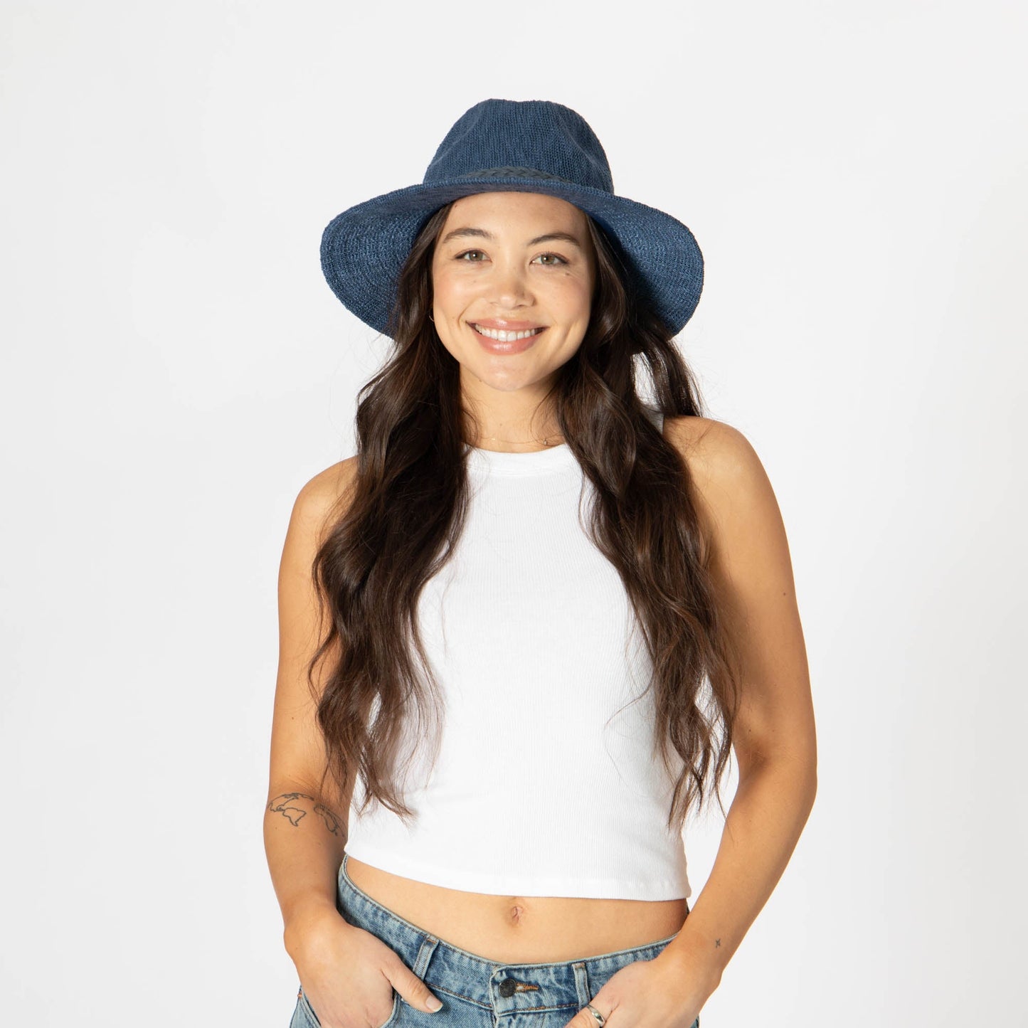 Any Day Fedora - Women's Knit Fedora (KNH8008)