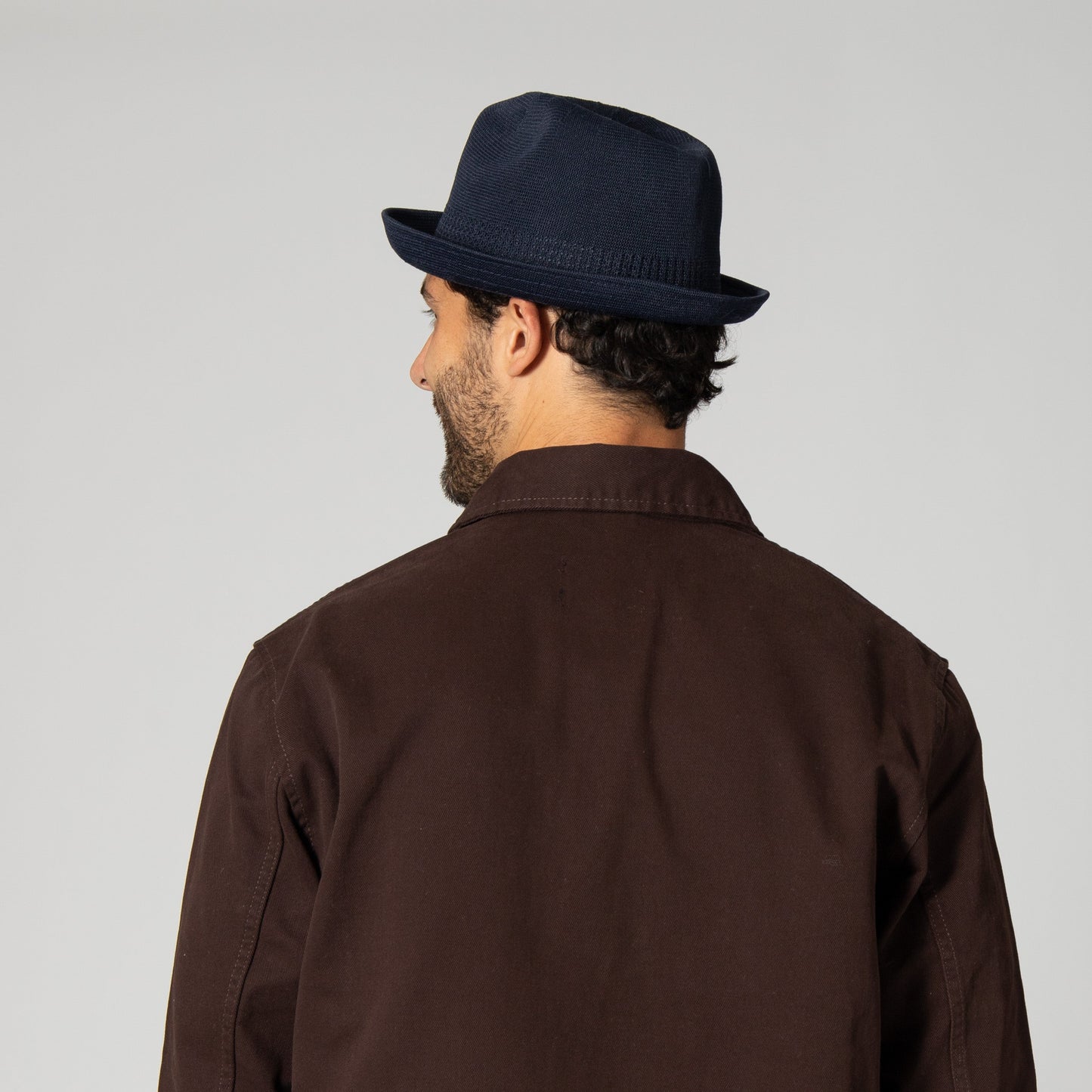 Mens Turned Brim Fedora