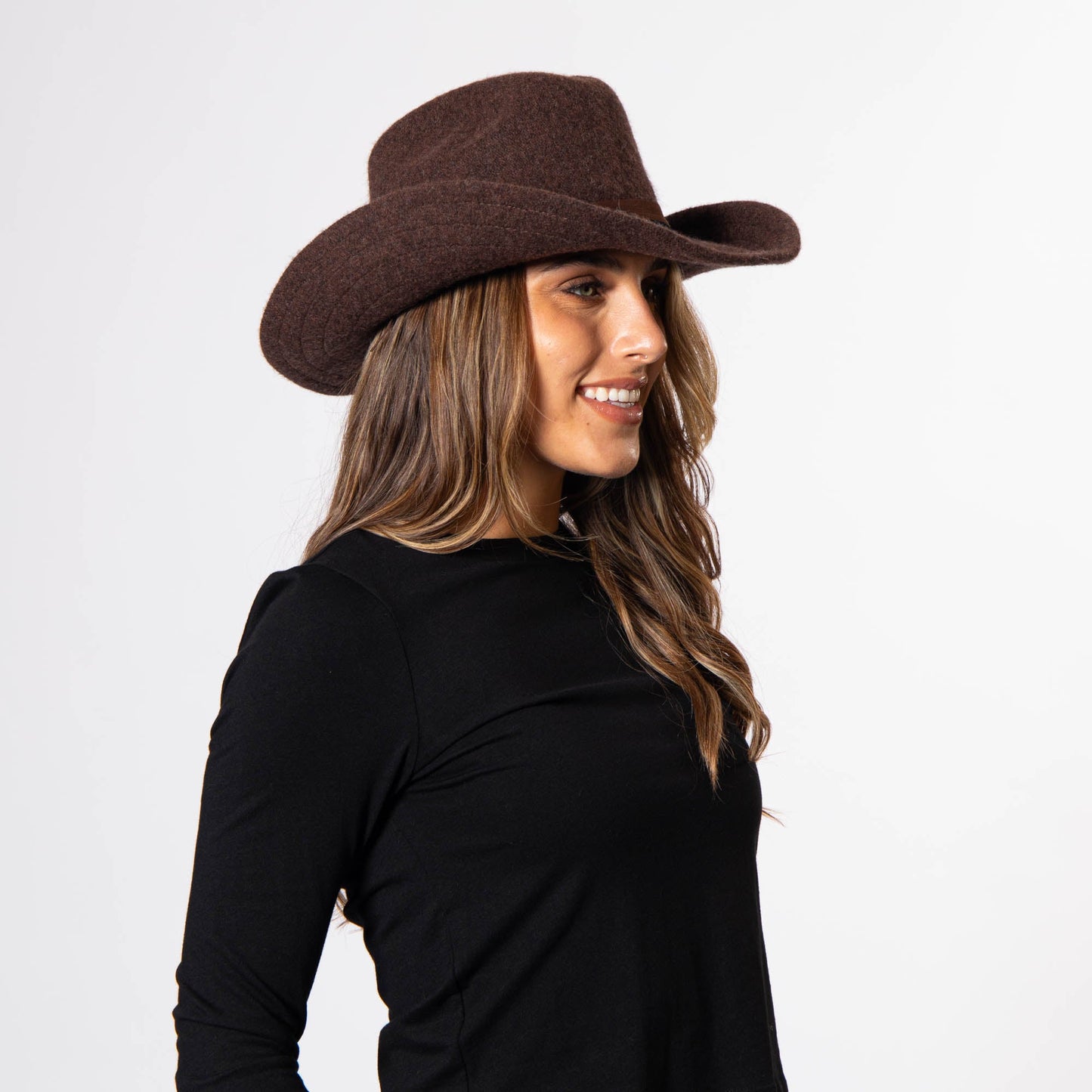 Rowley - Wool Blend Cattleman' Crease Cowboy