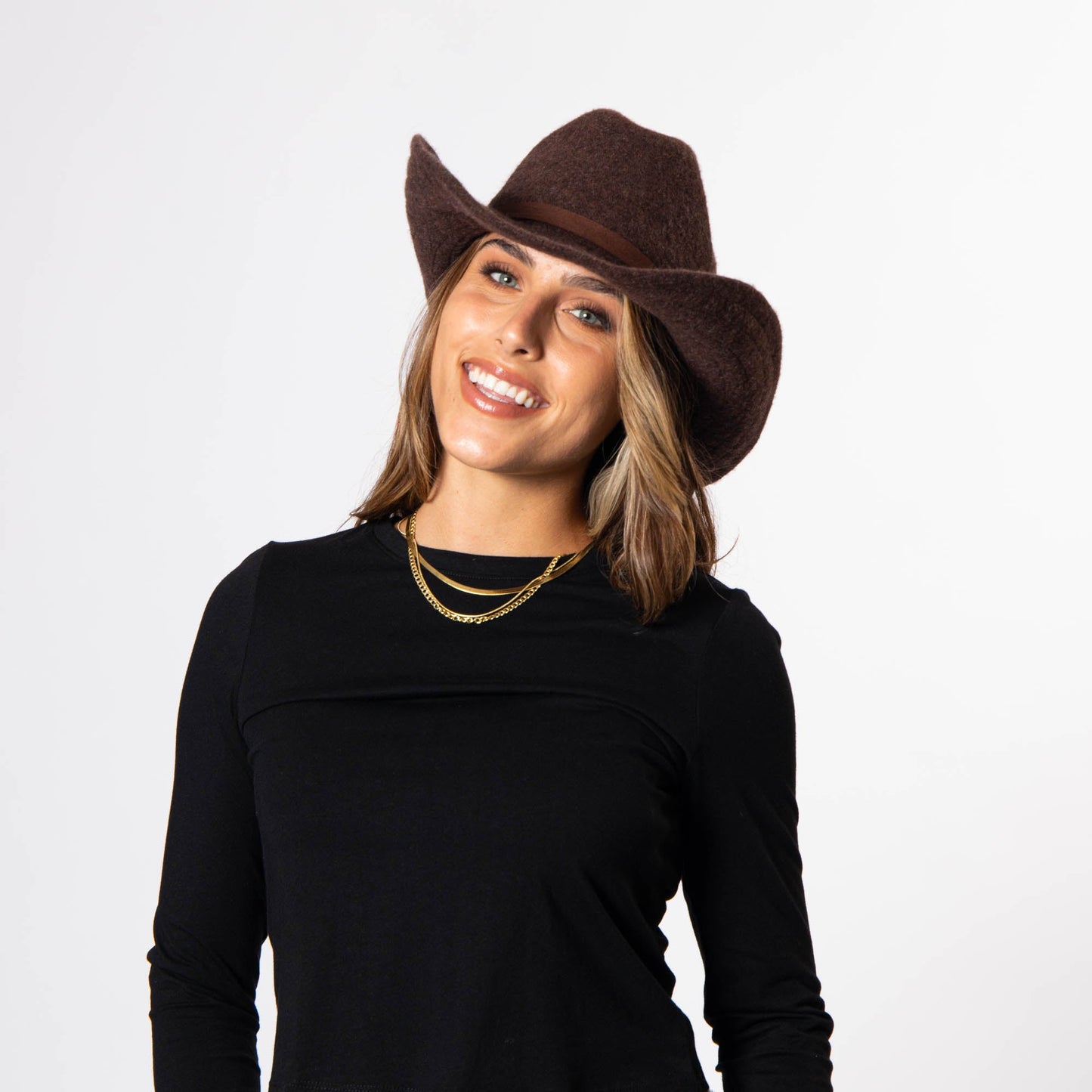 Rowley - Wool Blend Cattleman' Crease Cowboy