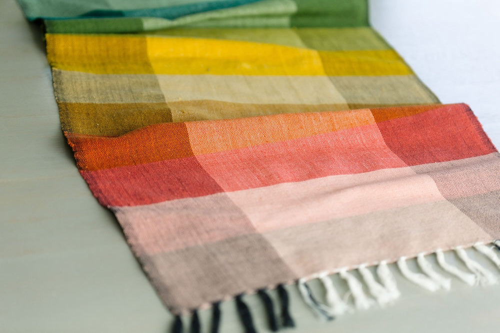Kalam Handwoven Ethiopian Cotton Table Runner