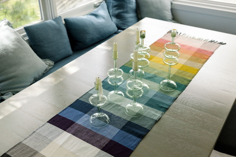 Kalam Handwoven Ethiopian Cotton Table Runner