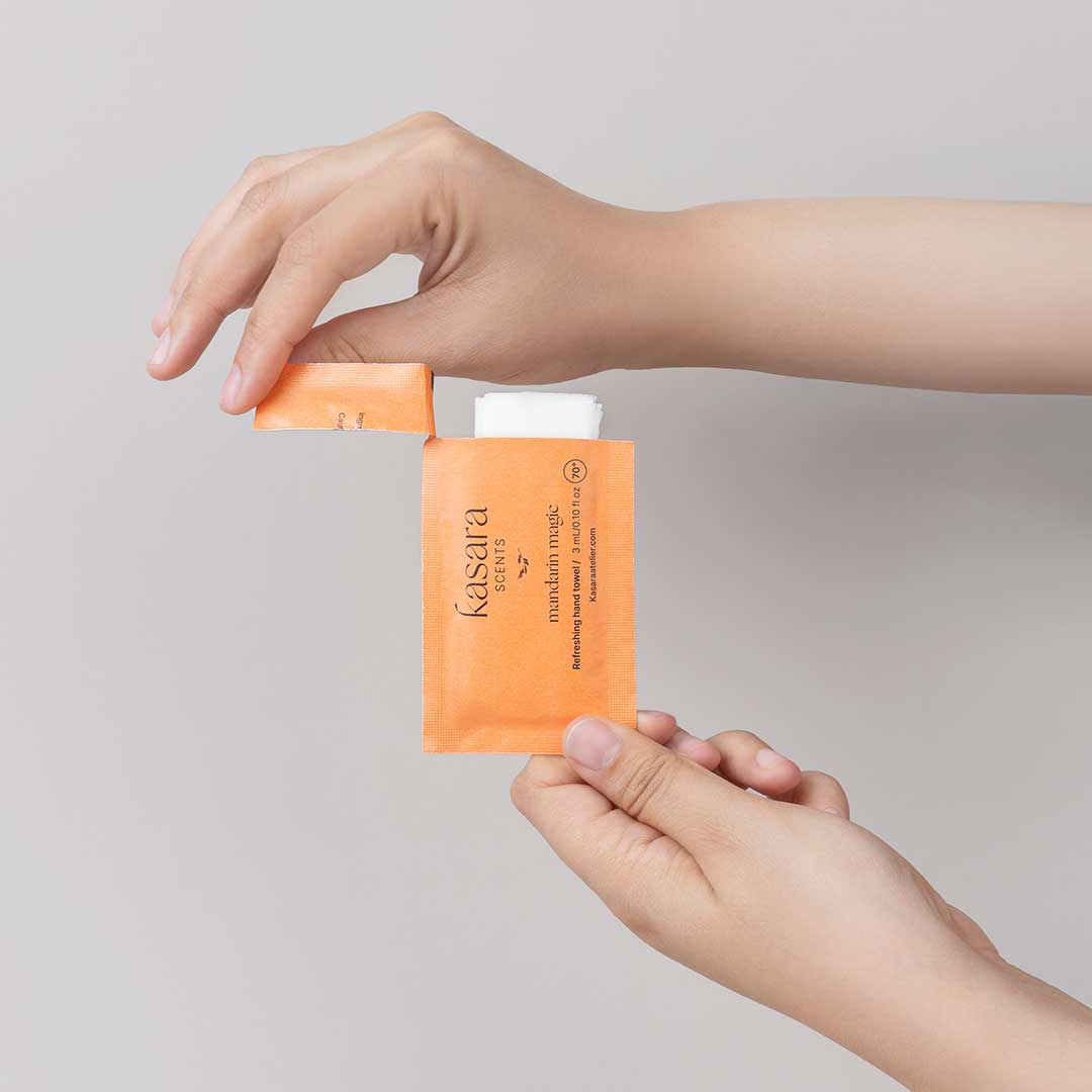 Mandarin magic, perfumed wipes 60pcs