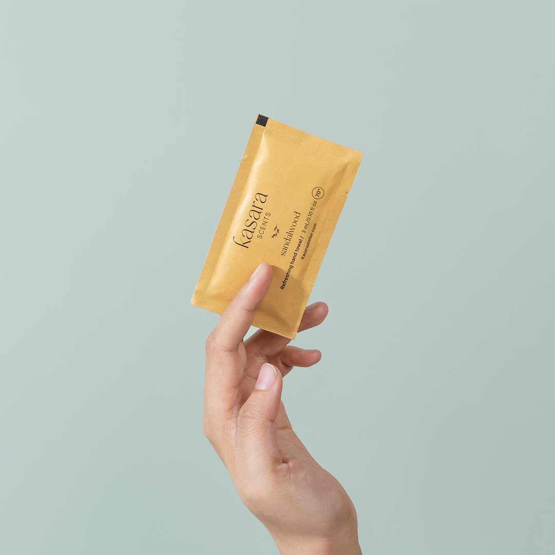 Sandalwood, perfumed wipes 60pcs