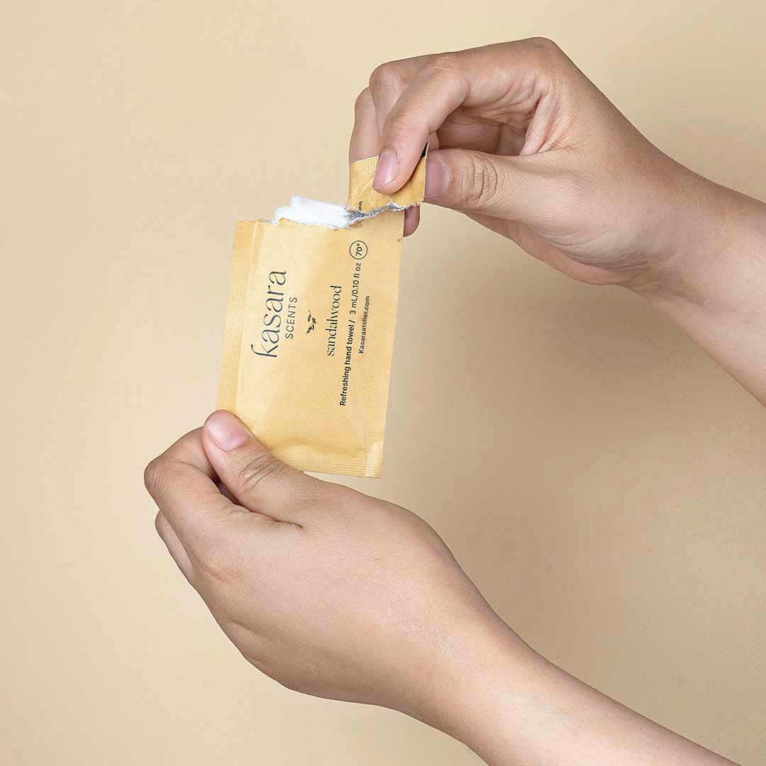 Refreshing fragrance wet wipes mix box Mauve 60pcs