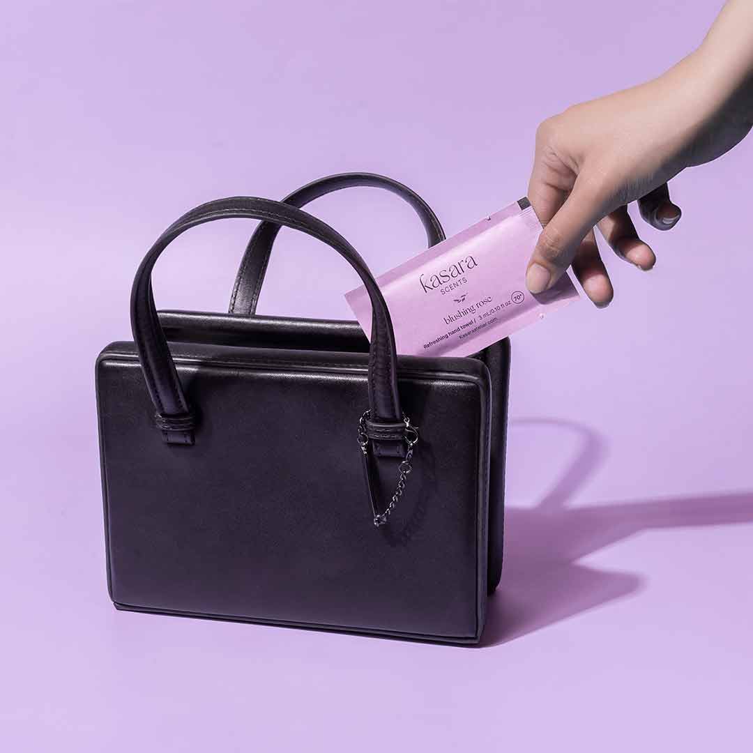 Blushing rose - perfumed wipes 60pcs Rose Violet