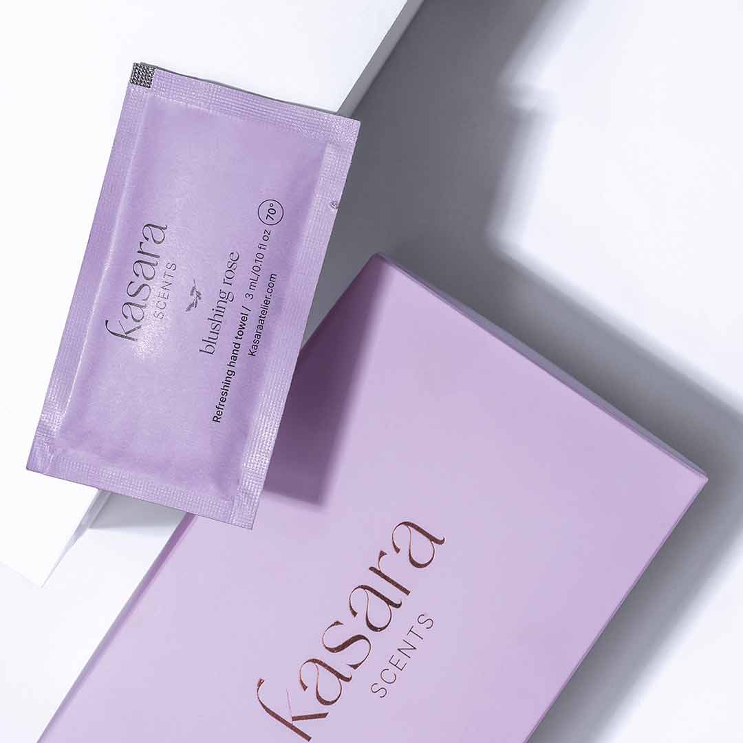 Blushing rose - perfumed wipes 60pcs Rose Violet