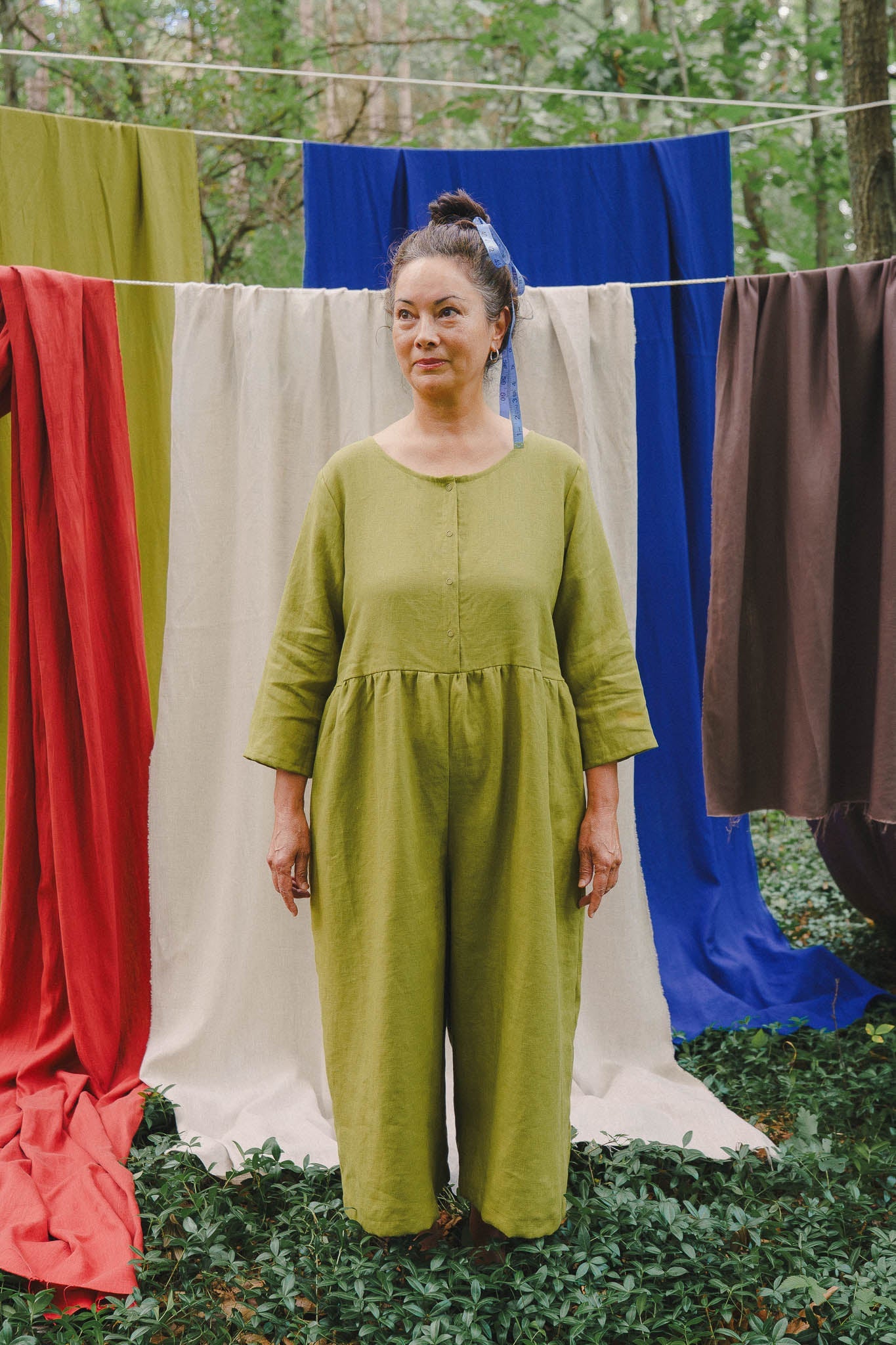 Ranch Jumpsuit (Updated) in Avocado