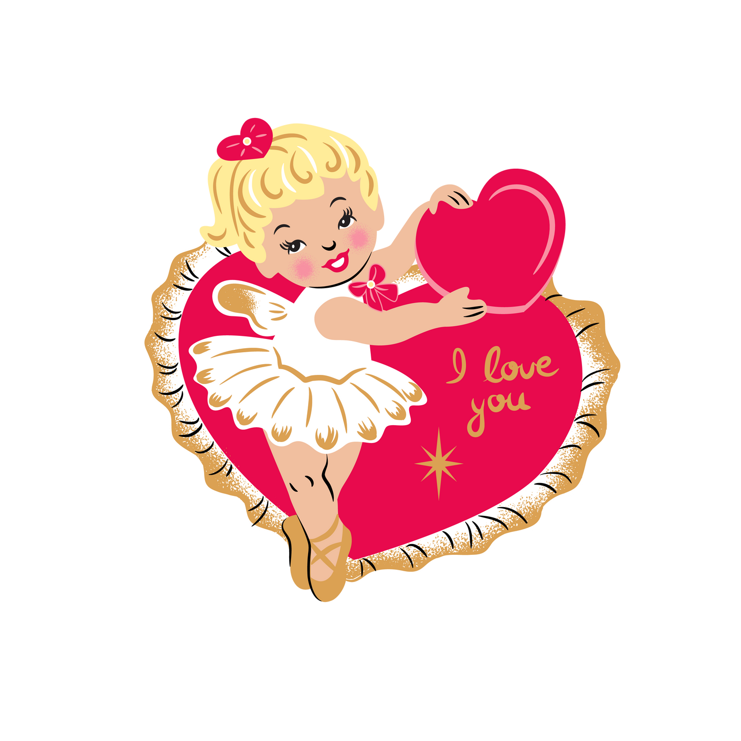 Retro Romance Brooch by 50's Vintage Dame x Lipstick & Chrome - Osadia Concept Store