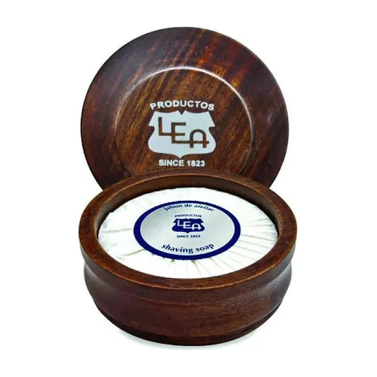 LEA Classic Shaving Soap Sensitive Skin In Wooden Bowl  3.5 oz