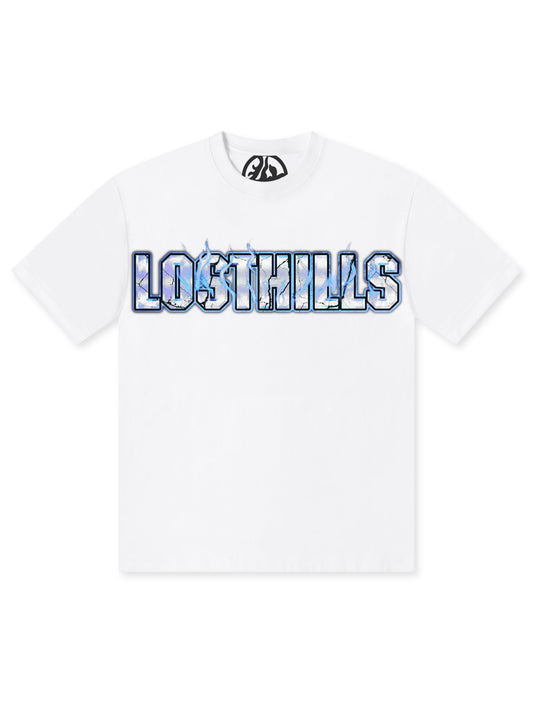 Losthills Inverted Logo Tee - White
