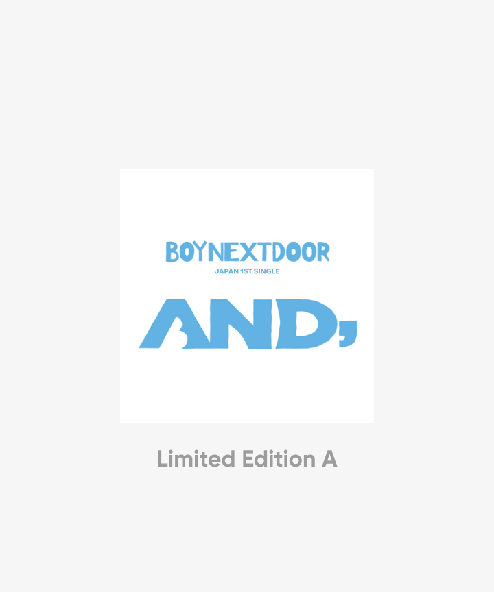 BoyNextDoor - And, Japan 1st Single Album (Limited Edition A)
